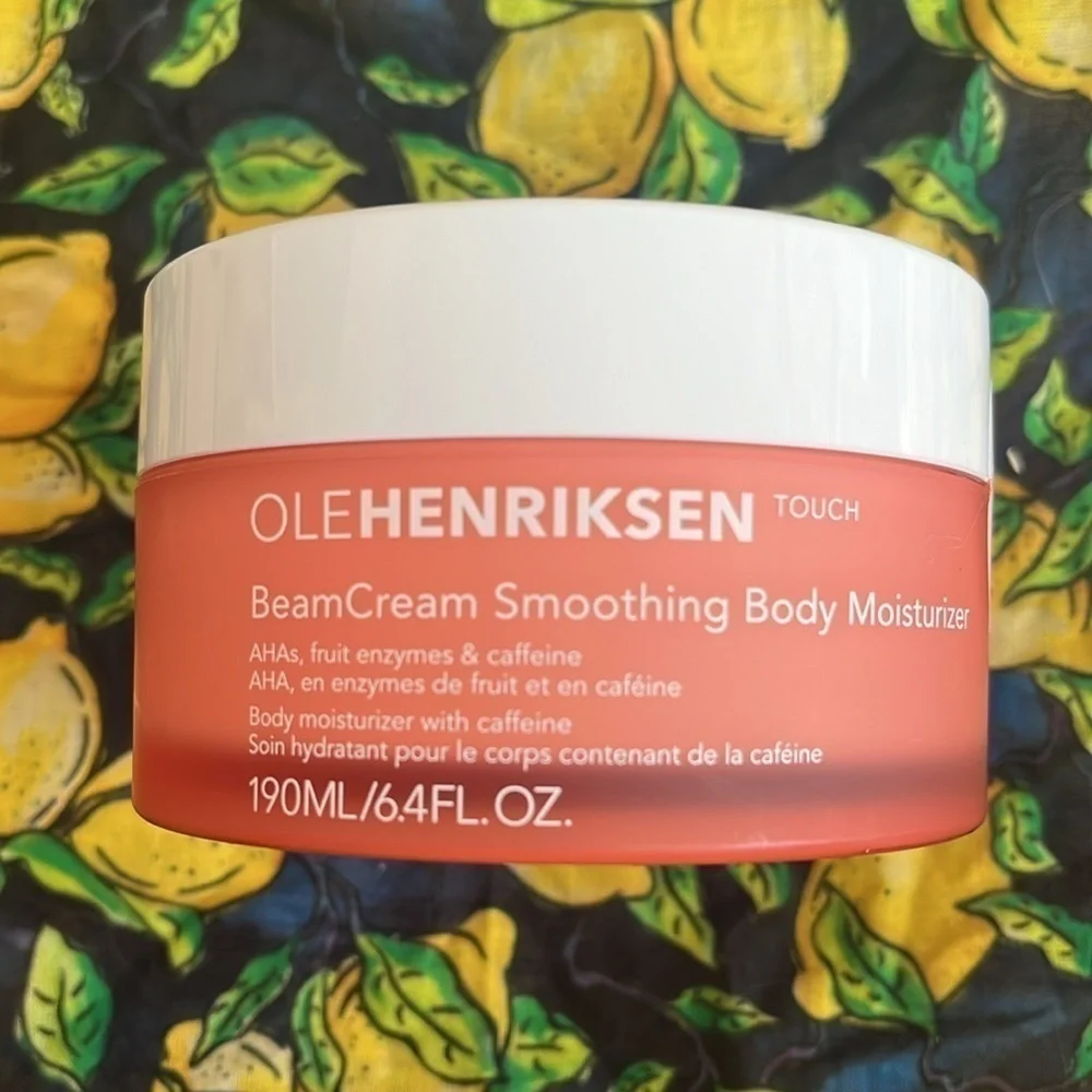 Brand New Ole Henriksen BEAMCREAM SMOOTHING BODY MOISTURIZER w/ Caffeine AHAs